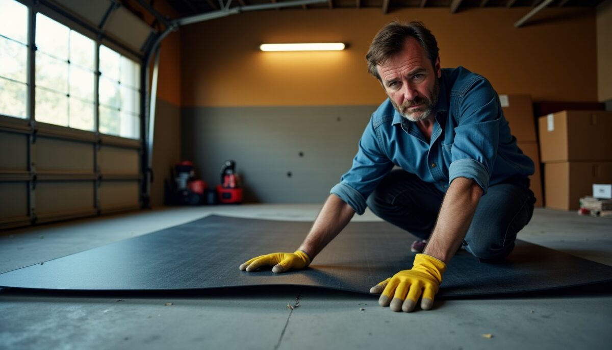 Lino dans le garage : atout ou risque pour votre sol ?